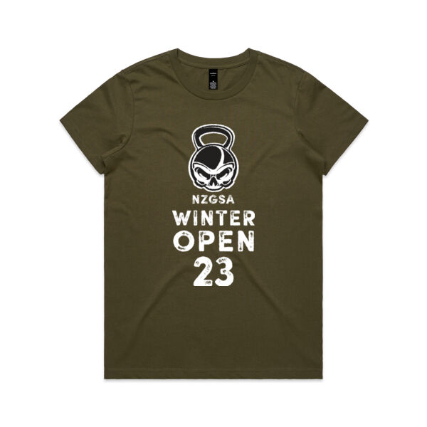 2023 Event T-Shirt Womens - AS Colour Womens Maple Tee Thumbnail