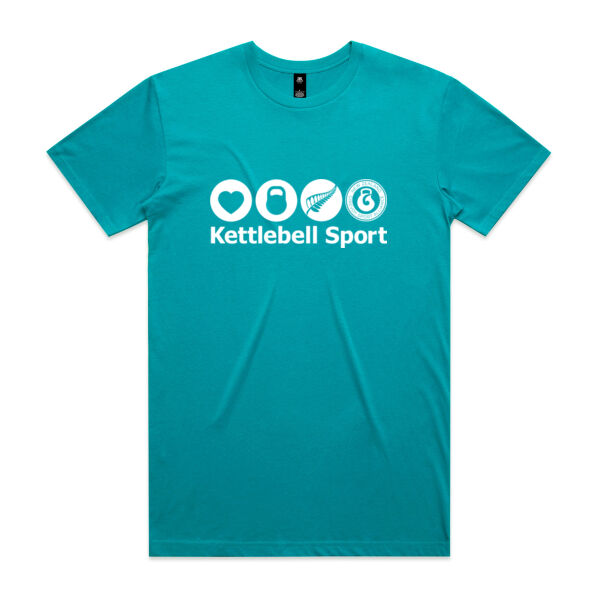 I Love Kettlebell Sport - AS Colour Mens Staple T shirt Thumbnail