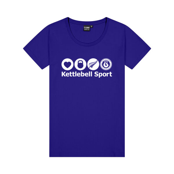I Love Kettlebell Sport - AS Colour Women's Cloke Silhouette T shirt Thumbnail